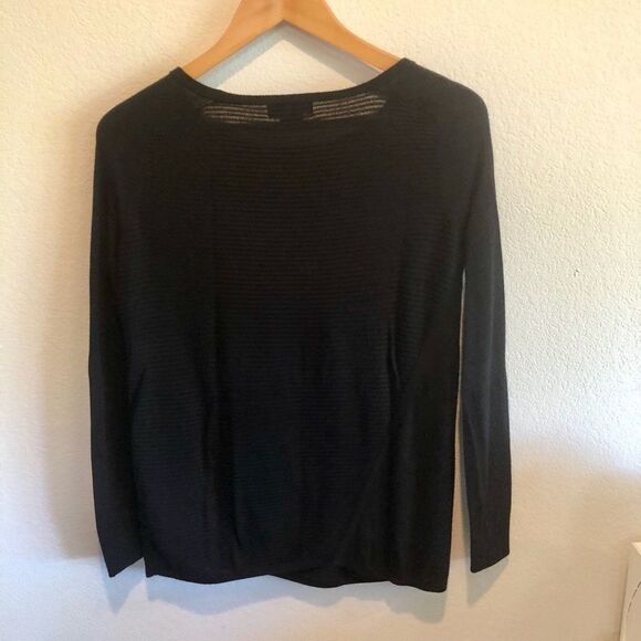 Trouve black long sleeve Crewneck Sweater - Picture 4 of 7